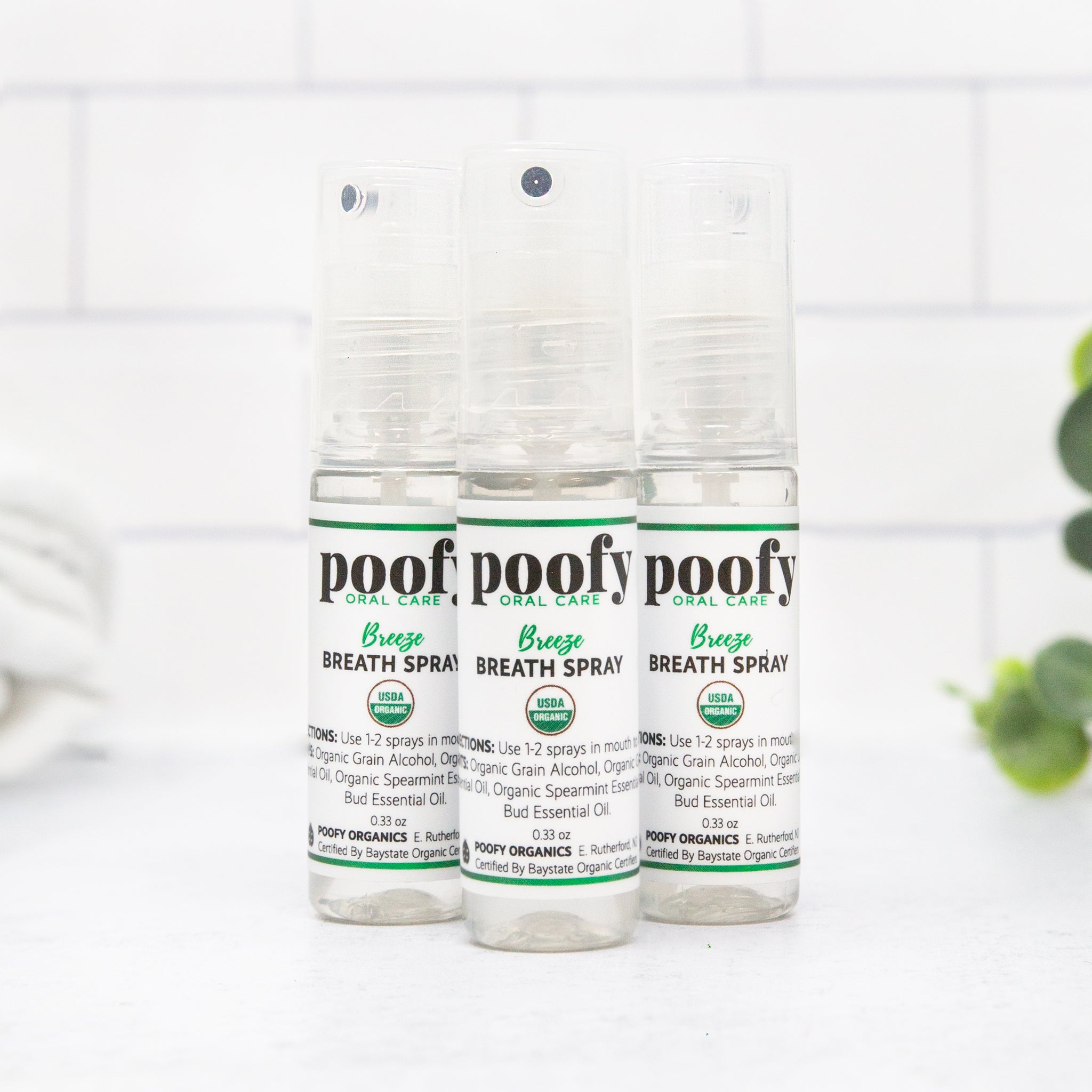 Breeze Breath Spray Organic (3 pk) Poofy Organics Breeze Breath Spray Organic (3 pk) Poofy Organics