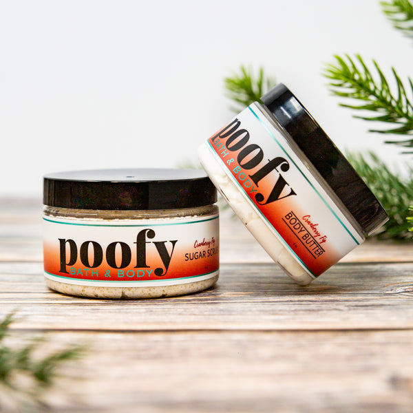 Cranberry Fig Sugar Scrub & Body Butter Gift Set