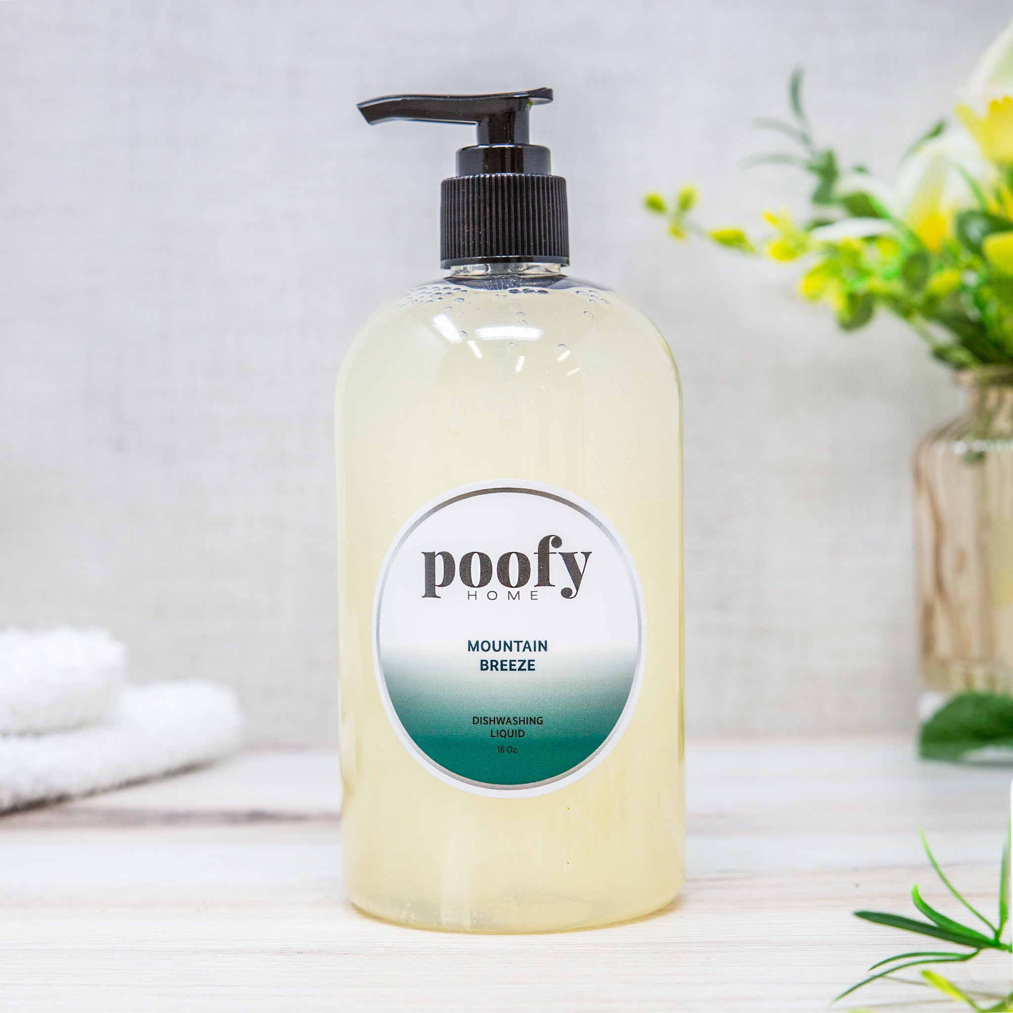 Mountain Breeze Dishwashing Liquid – Poofy Organics