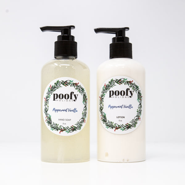 Holiday Body Care Set - Peppermint Vanilla