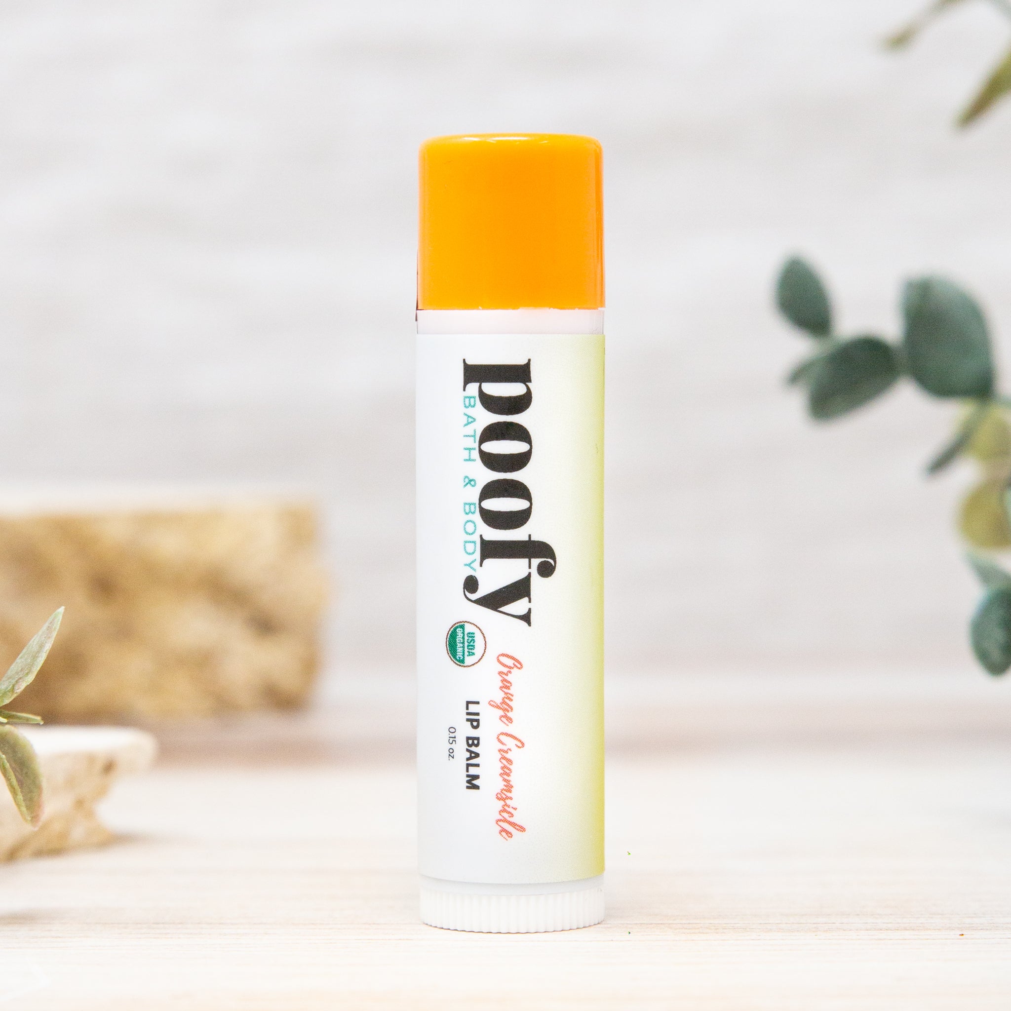 Orange Creamsicle Lip Balm Organic – Poofy Organics