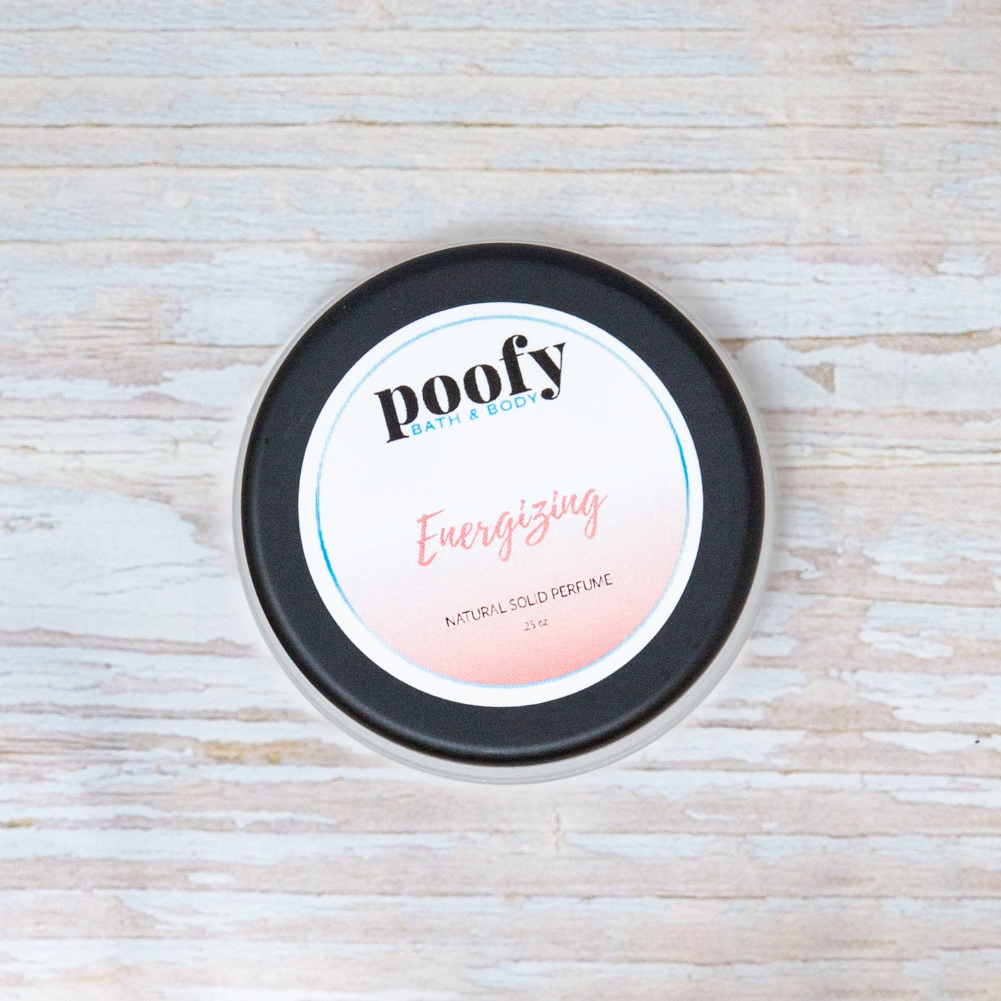 Natural Solid Perfume - Energizing Blend – Poofy Organics